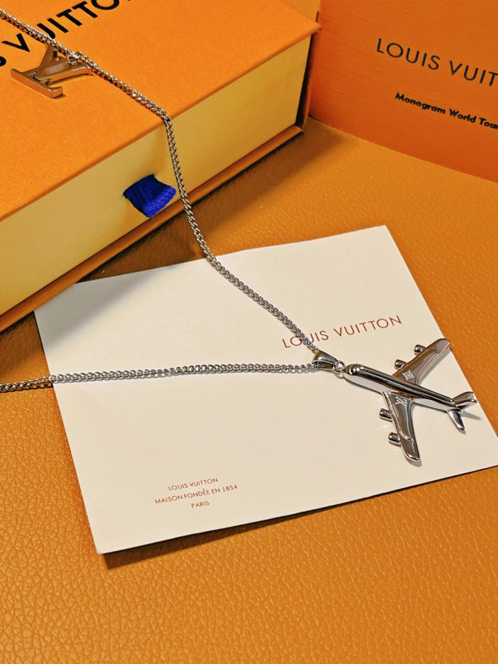 replica,repliche,fake,1:1,earrings,bracelet,ring,jewelry LOUIS VUITTON Collana aereo