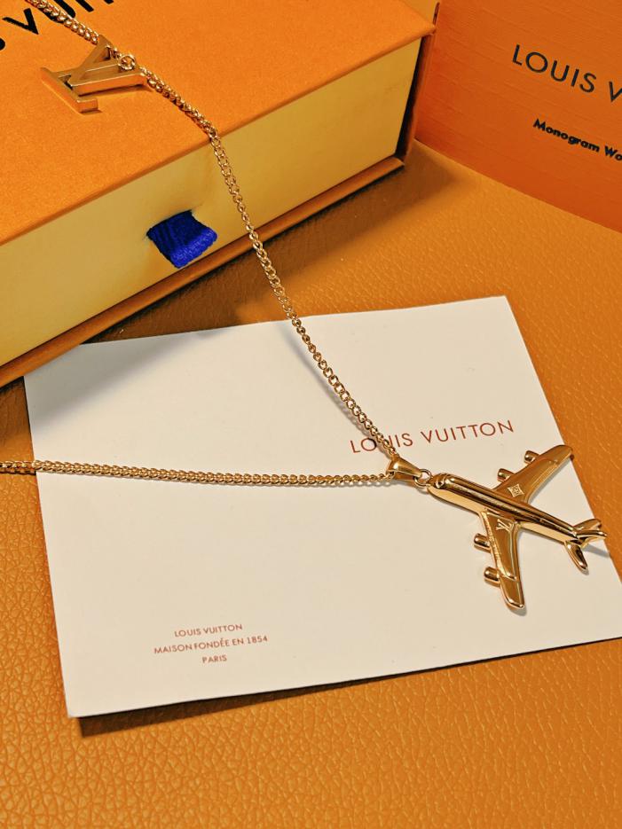 replica,repliche,fake,1:1,earrings,bracelet,ring,jewelry LOUIS VUITTON Collana aereo