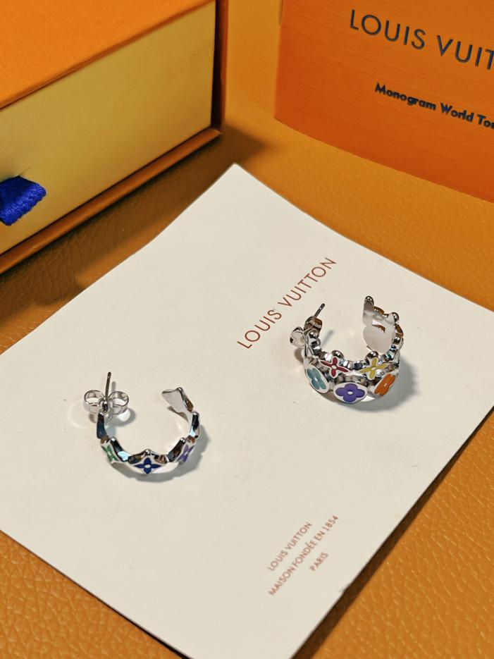 replica,repliche,fake,1:1,earrings,bracelet,ring,jewelry LOUIS VUITTON MNG Orecchini da festa
