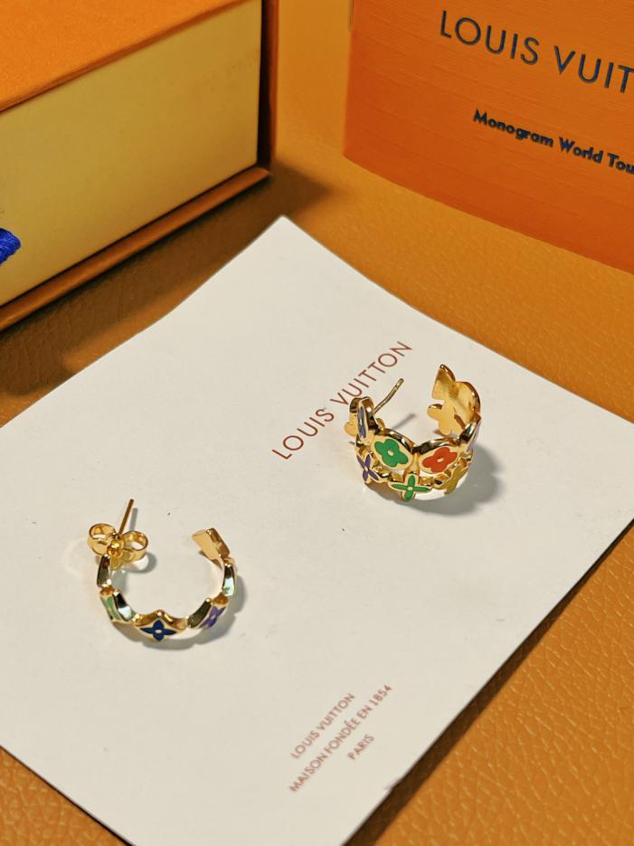 replica,repliche,fake,1:1,earrings,bracelet,ring,jewelry LOUIS VUITTON MNG Orecchini da festa
