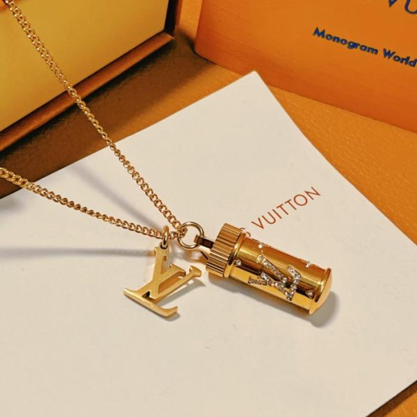 Collana con bottiglia di profumo di diamanti LOUIS VUITTON