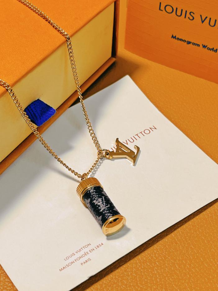replica,repliche,fake,1:1,earrings,bracelet,ring,jewelry Collana accessorio ECLIPSE LOUIS VUITTON