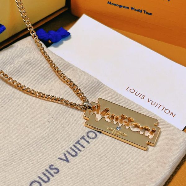 Collana da uomo grande LOUIS VUITTON in lama d'oro