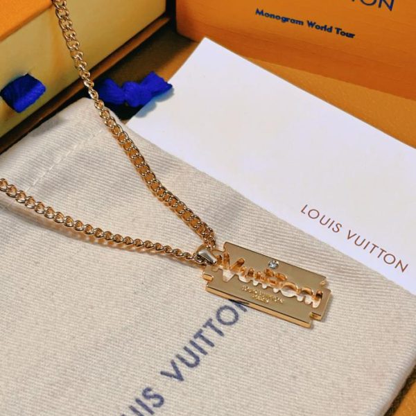 Collana piccola da uomo LOUIS VUITTON in lama d'oro
