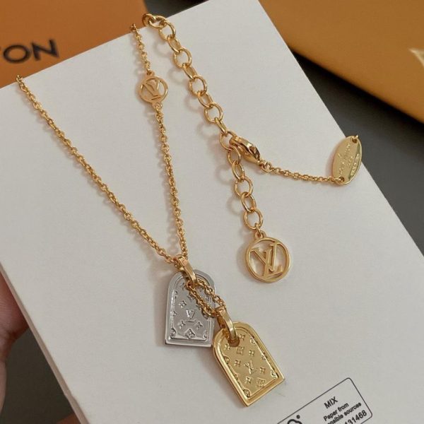 Collana LOUIS VUITTON con doppio scudo