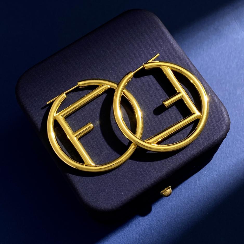 replica,repliche,fake,1:1,earrings,bracelet,ring,jewelry Orecchini a cerchio grandi asimmetrici F is F