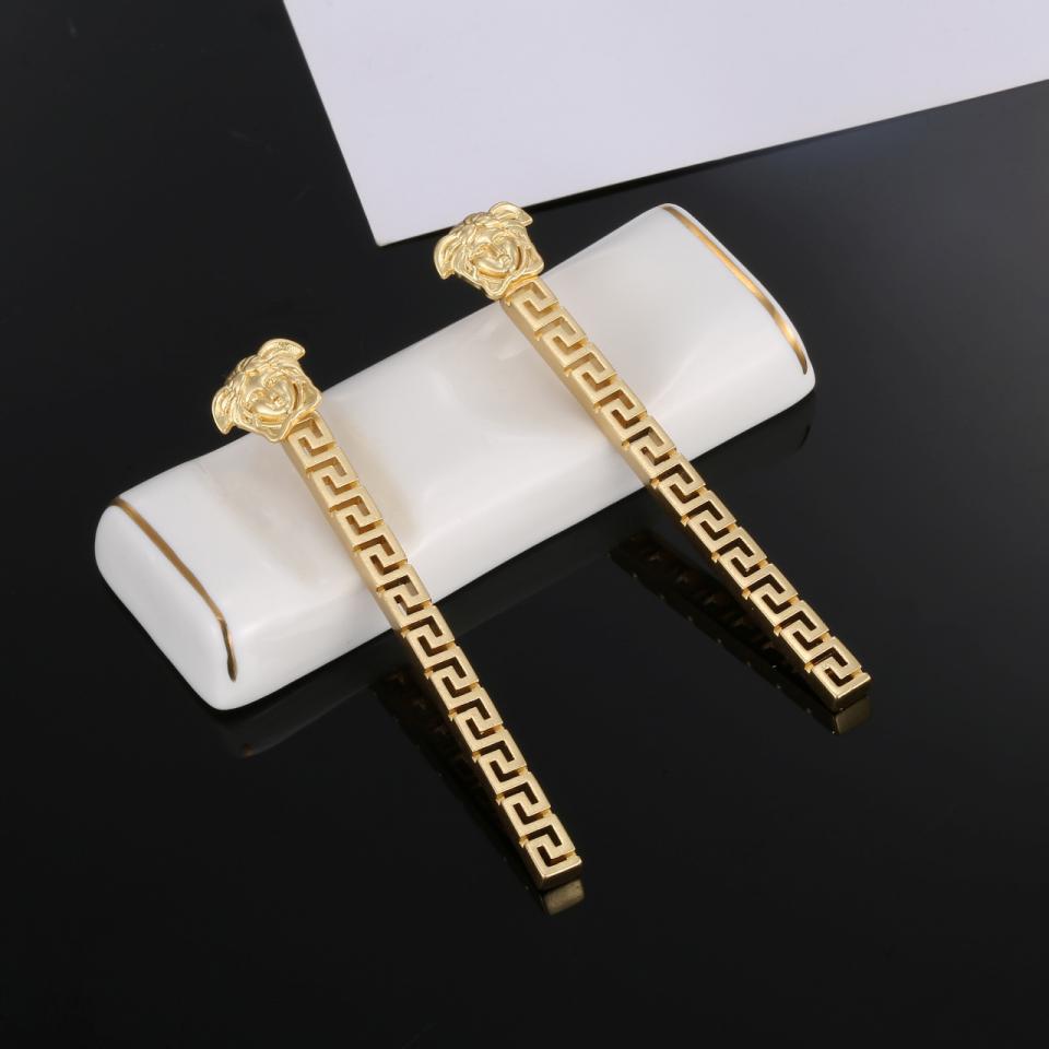 replica,repliche,fake,1:1,earrings,bracelet,ring,jewelry Orecchini in oro Versace