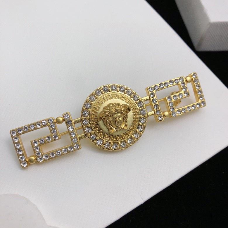 replica,repliche,fake,1:1,earrings,bracelet,ring,jewelry Nuova spilla Versace