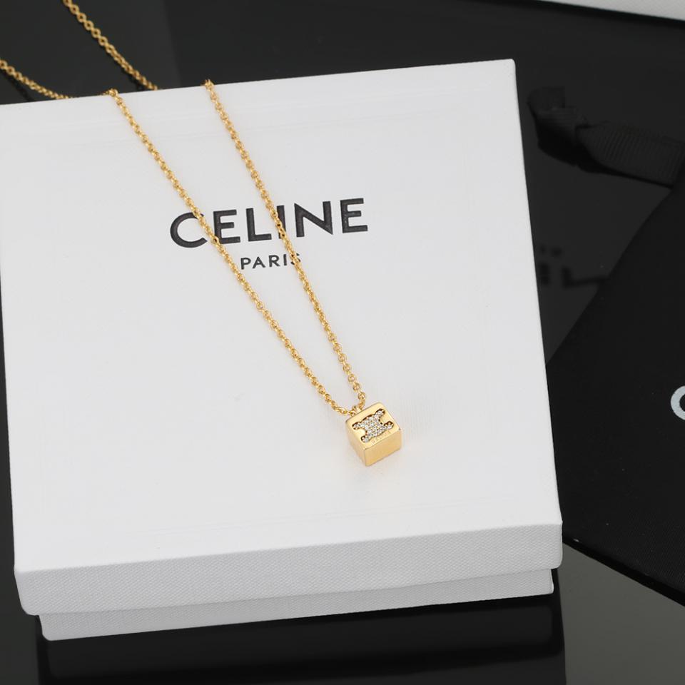 replica,repliche,fake,1:1,earrings,bracelet,ring,jewelry Nuova collana Celine