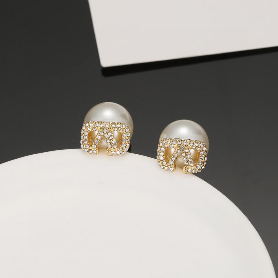 replica,repliche,fake,1:1,earrings,bracelet,ring,jewelry Orecchini con perle Valentino