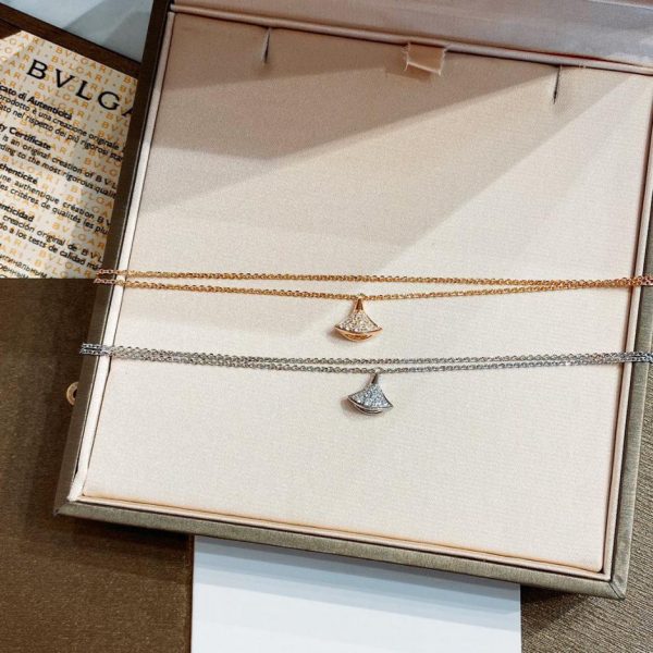 Gonna Bvlgari BV piena di braccialetto di diamanti