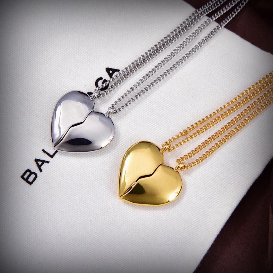 replica,repliche,fake,1:1,earrings,bracelet,ring,jewelry Collana Balenciaga Love 2 in 1