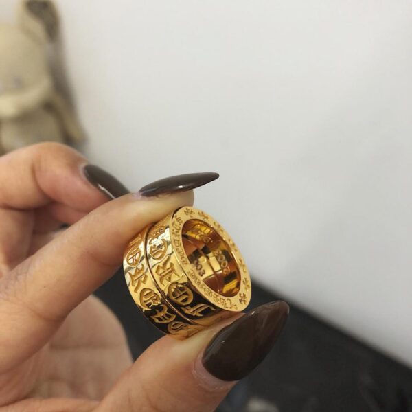 22𝐤Anello Eternity in pietra con cuori cromati