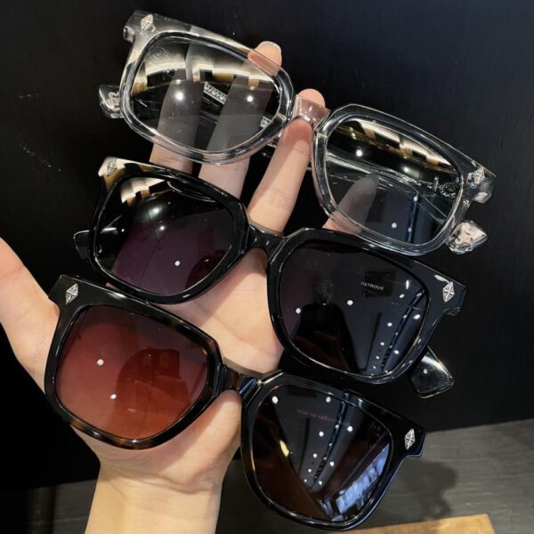 Occhiali da sole con montatura piatta Chrome Hearts Scout Flower