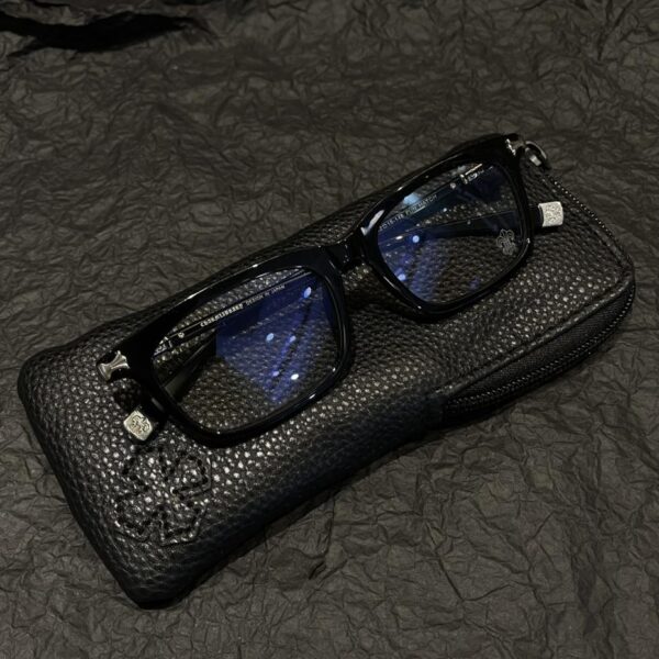 Occhiali in metallo inciso Chrome Hearts