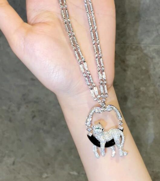 replica,repliche,fake,1:1,earrings,bracelet,ring,jewelry Collana Cartier (B796)