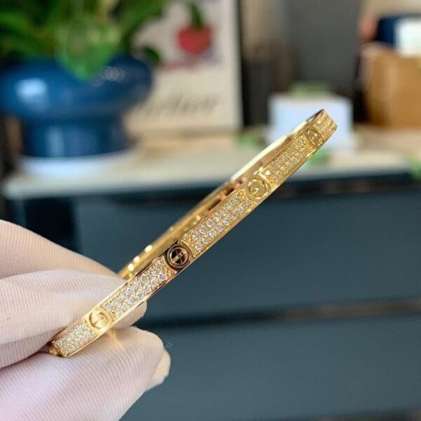 replica,repliche,fake,1:1,earrings,bracelet,ring,jewelry Versione stretta personalizzata Cartier in oro 18 carati del bracciale Baby’s Breath in oro giallo (C69D)
