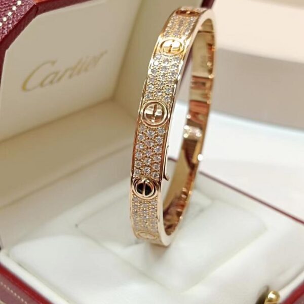 replica,repliche,fake,1:1,earrings,bracelet,ring,jewelry Bracciale Cartier in oro 18k con stelle e diamanti (0F82)