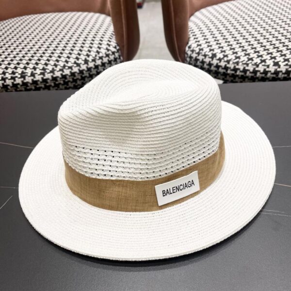 BALENCIAGA Cappello jazz unisex in treccia fine da viaggio alla moda in stile coreano