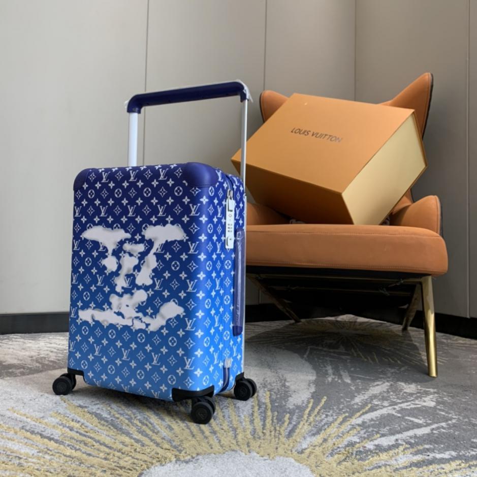 replica,repliche,fake,1:1,earrings,bracelet,ring,jewelry Valigia trolley/borsa da viaggio Louis Vuitton di alta qualità, in pelle con cambio colore, con serratura personalizzata, ruote universali da 20 pollici (0DSGO)