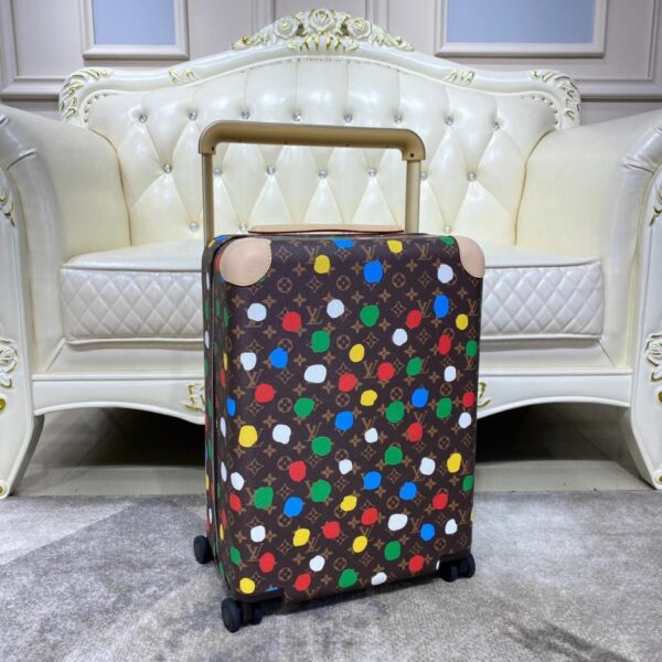 replica,repliche,fake,1:1,earrings,bracelet,ring,jewelry Valigia trolley/borsa da viaggio Louis Vuitton di alta qualità, in pelle con cambio colore, con serratura personalizzata, ruota universale da 20 pollici (BJKCP)