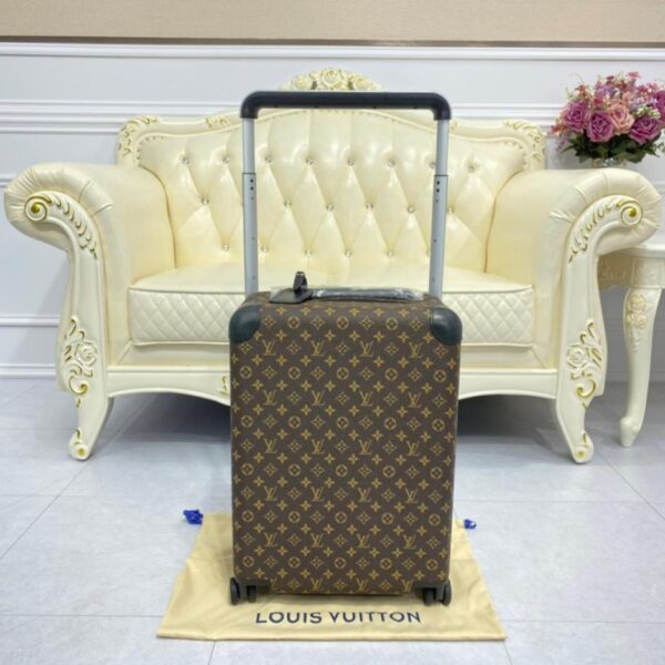 Valigia trolley/borsa da viaggio Louis Vuitton di alta qualità in pelle con cambio colore, con serratura personalizzata, ruota universale da 20 pollici (LFMWT)