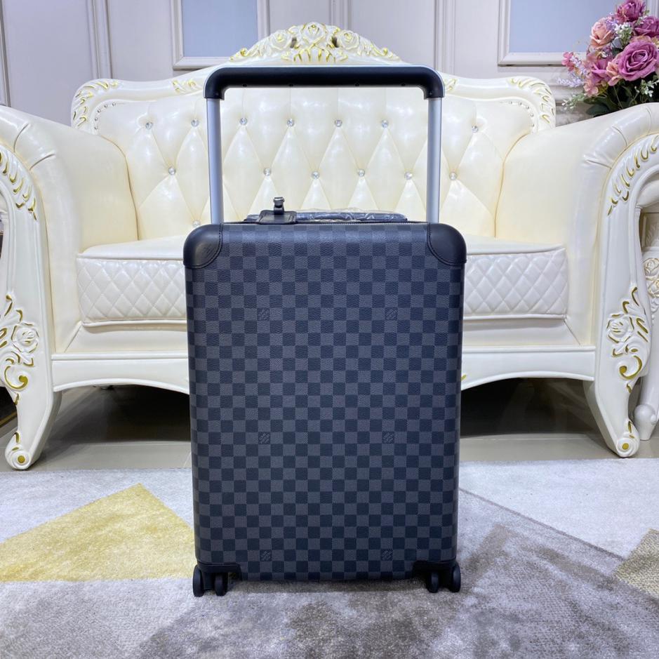replica,repliche,fake,1:1,earrings,bracelet,ring,jewelry Valigia trolley/borsa da viaggio Louis Vuitton di alta qualità, in pelle cangiante di alta qualità, con ruote universali da 20 pollici (QBRN4)
