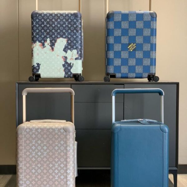 Trolley da cabina/da viaggio HORIZON a quattro ruote, rivestito in pelle, versione Premium da 55 cm, con lucchetto, 20 pollici (BESM6)