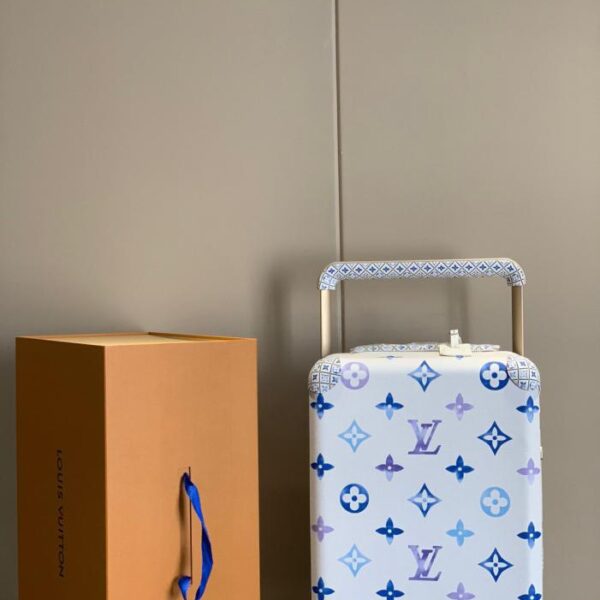replica,repliche,fake,1:1,earrings,bracelet,ring,jewelry Louis Vuitton [versione di alta gamma da 55 cm rivestita in vera pelle] Valigia trolley a quattro ruote HORIZON/borsa da viaggio da 20 pollici (JF4Y6)