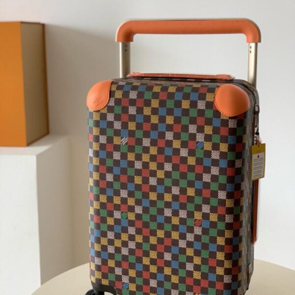 Valigia trolley Louis Vuitton di alta qualità, in pelle cangiante, da 20 pollici (Q4LDN)